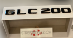 Mercedes GLC200 Emblem Schwarz Glanz